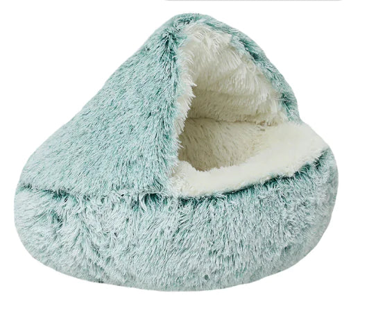 2 In 1 Long Plush Pet Bed